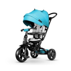 Триколісний велосипед-коляска Qplay New Prime, синій