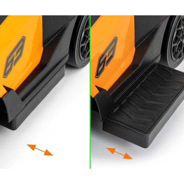 Дитяча машинка-толокар з ручкою Milly Mally Lamborghini Essenza SC V12, оранжевий