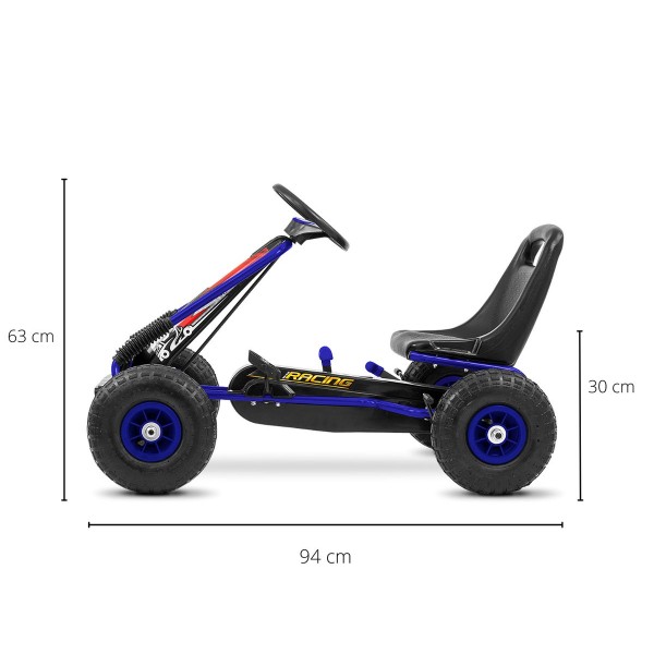Дитячий веломобіль GoKart Milly Mally Thor, синій