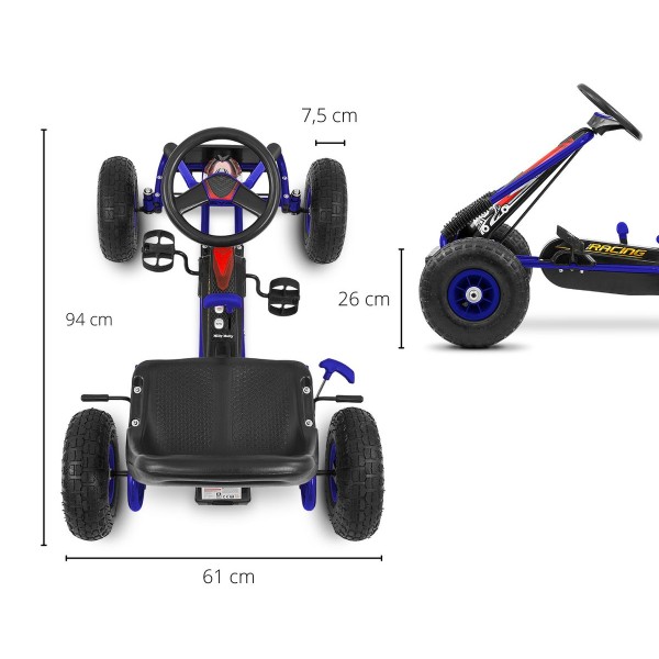 Дитячий веломобіль GoKart Milly Mally Thor, синій