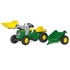 Трактор на педалі з причепом Rolly Toys Rolly Junior John Deere (811496)