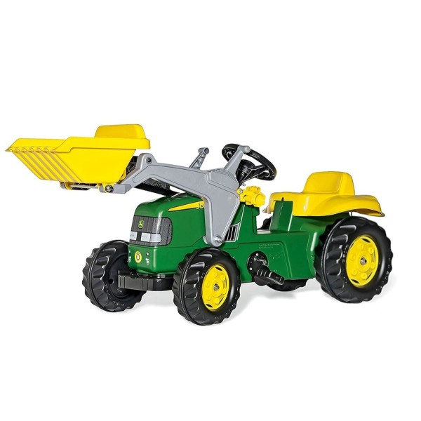 Трактор на педалі з причепом Rolly Toys Rolly Junior John Deere (811496)