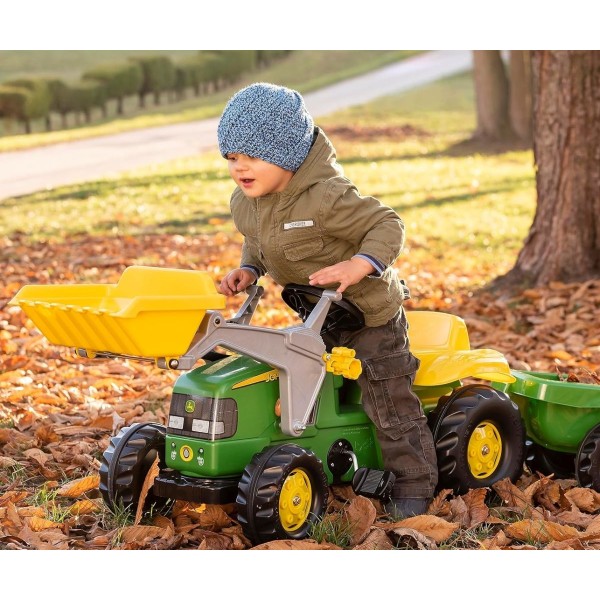 Трактор на педалі з причепом Rolly Toys Rolly Junior John Deere (811496)