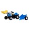 Екскаватор на педалі і причепом Rolly Toys Rolly Kid New Holland Agriculture (023929)