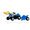 Екскаватор на педалі і причепом Rolly Toys Rolly Kid New Holland Agriculture (023929)