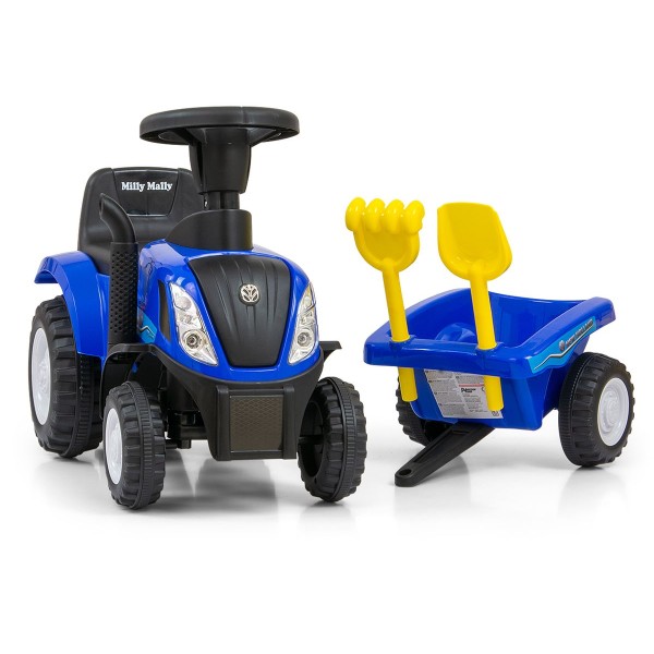 Дитячий трактор толокар Milly Mally New Holland T7, синій