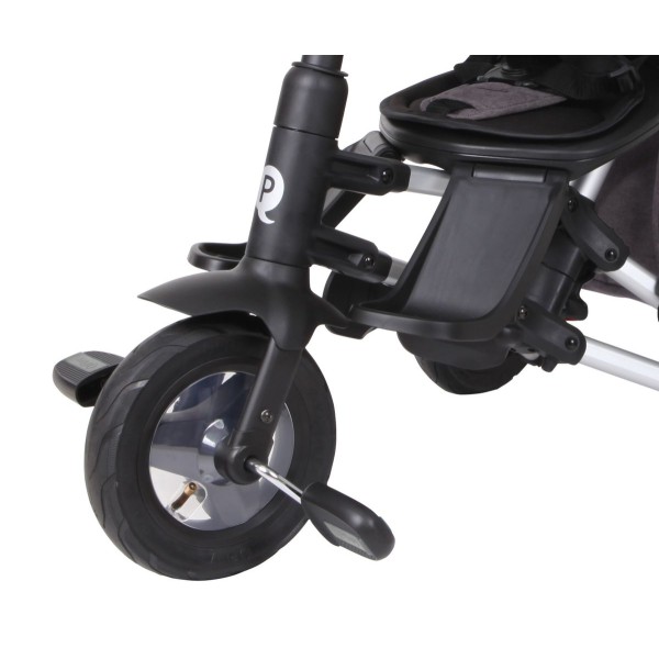 Триколісний велосипед-коляска Qplay Nova+ Rubber, сірий