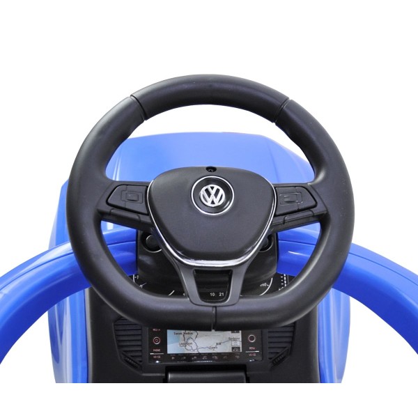 Дитяча машинка-толокар з ручкою Milly Mally Volkswagen T-ROC, синій