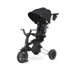 Триколісний велосипед-коляска Qplay Nova Eva, чорний