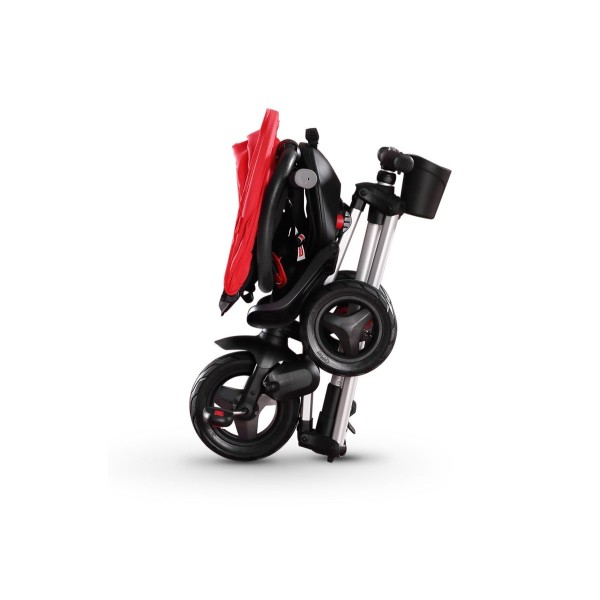 Триколісний велосипед-коляска Qplay Nova+ Rubber, червоний