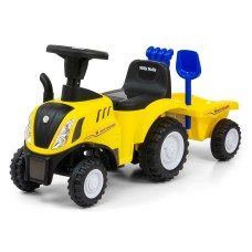 Дитячий трактор толокар Milly Mally New Holland T7, жовтий
