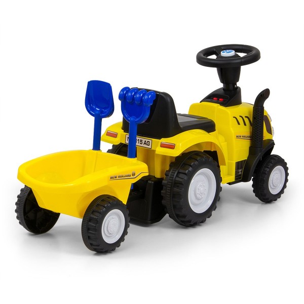 Дитячий трактор толокар Milly Mally New Holland T7, жовтий