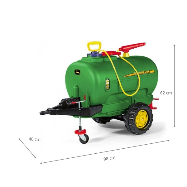 Причіп-цистерна з помпою та розпилювачем Rolly Toys John Deer (123025)