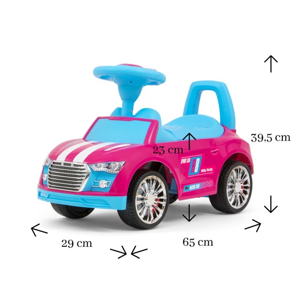 Машинка толокар Milly Mally Racer, cиній