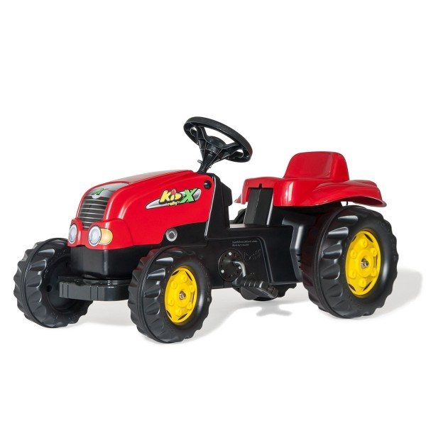 Трактор на педалі з причепом Rolly Toys Rolly Kid, червоний (012121)