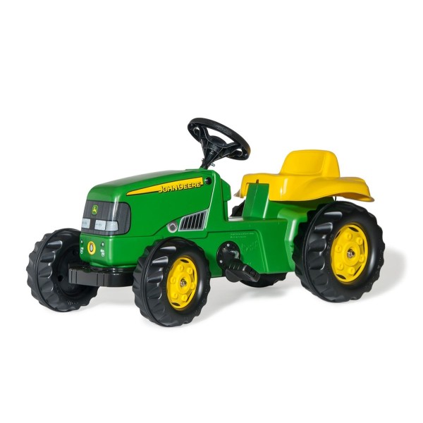 Трактор на педалі з причепом Rolly Toys Rolly Kid John Deere (012190)