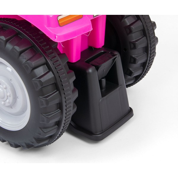 Дитячий трактор толокар Milly Mally New Holland T7, рожевий