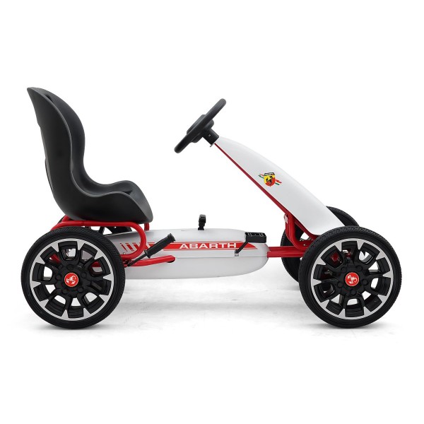 Дитячий веломобіль GoKart Milly Mally Abarth, білий