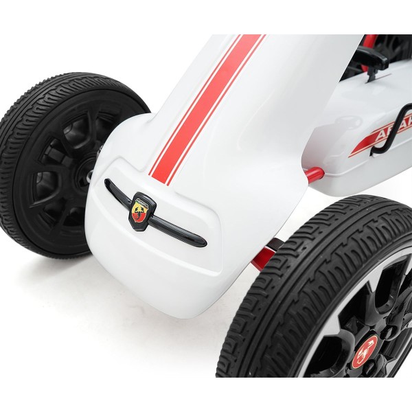 Дитячий веломобіль GoKart Milly Mally Abarth, білий