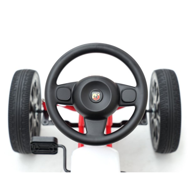 Дитячий веломобіль GoKart Milly Mally Abarth, білий