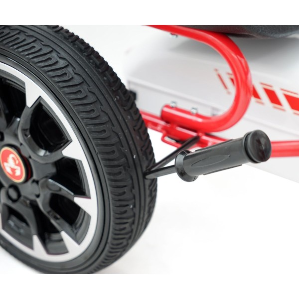 Дитячий веломобіль GoKart Milly Mally Abarth, білий