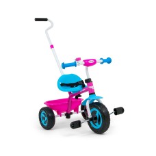 Триколісний велосипед з ручкою Milly Mally Turbo, різнобарвний