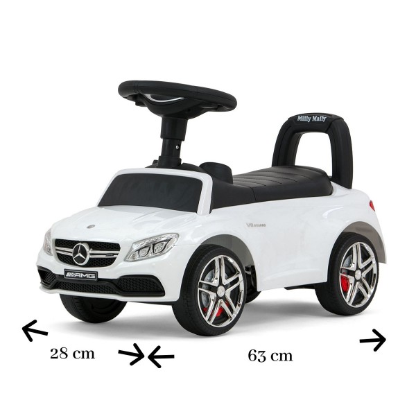 Машинка толокар Milly Mally Mercedes-AMG C63 Coupe S, білий