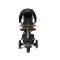 Триколісний велосипед-коляска Qplay Rito Deluxe Rubber, чорний
