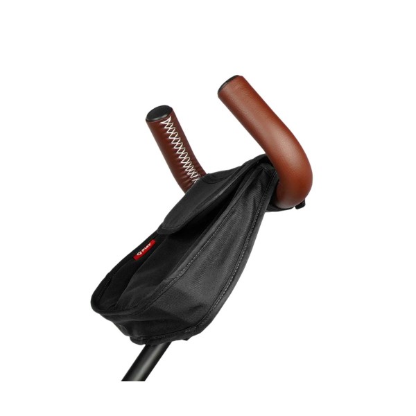 Триколісний велосипед-коляска Qplay Rito Deluxe Rubber, чорний