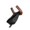 Триколісний велосипед-коляска Qplay Rito Deluxe Rubber, чорний