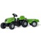 Трактор на педалі з причепом Rolly Toys Rolly Kid, зелений (012169)