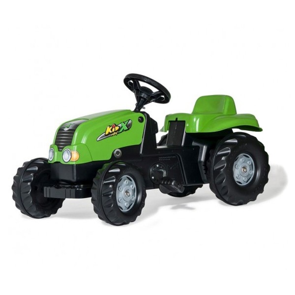 Трактор на педалі з причепом Rolly Toys Rolly Kid, зелений (012169)