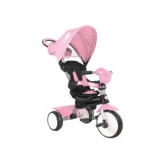 Триколісний велосипед-коляска Qplay Comfort, рожевий