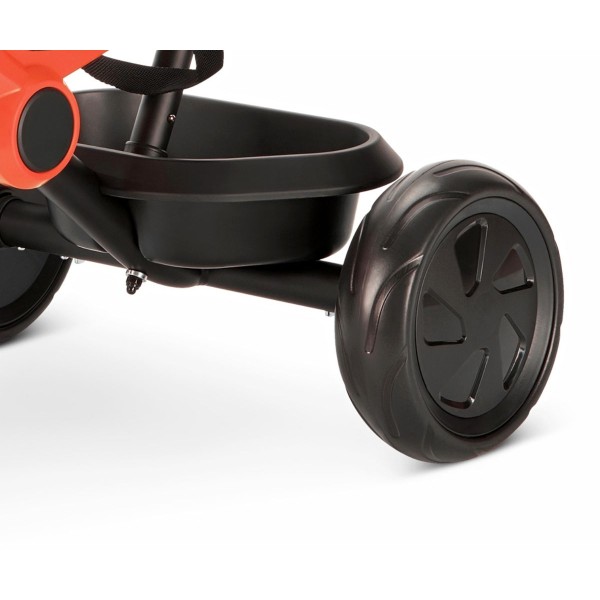 Триколісний велосипед з ручкою Qplay Ant Plus, червоний