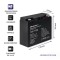 Акумулятор необслуговуваний LongLife AGM Qoltec 12V 17А/год