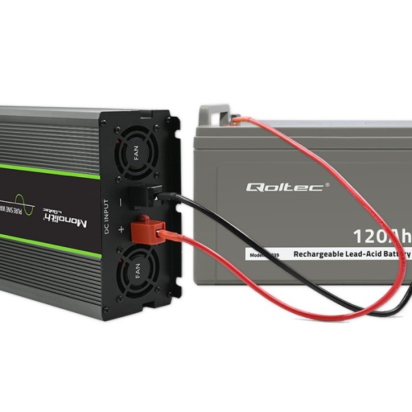 Акумулятор необслуговуваний LongLife AGM Qoltec  12V 120А/год
