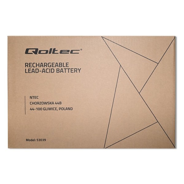 Акумулятор необслуговуваний LongLife AGM Qoltec  12V 120А/год
