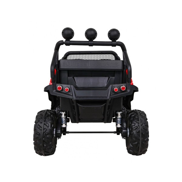 Джип на акумуляторі 4x4 Mercedes Benz Unimog Terenowy, червоний