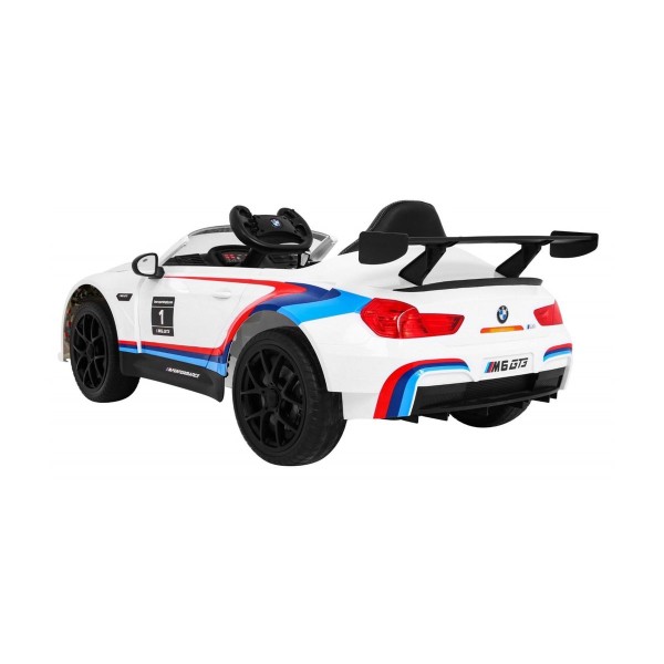 Автомобіль на акумуляторі BMW M6 GT3, білий