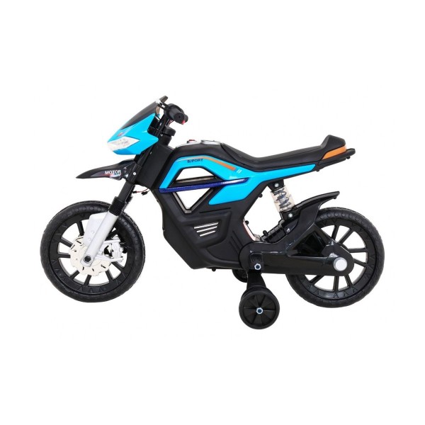 Мотоцикл на акумулятор Ramiz Night Rider, блакитний