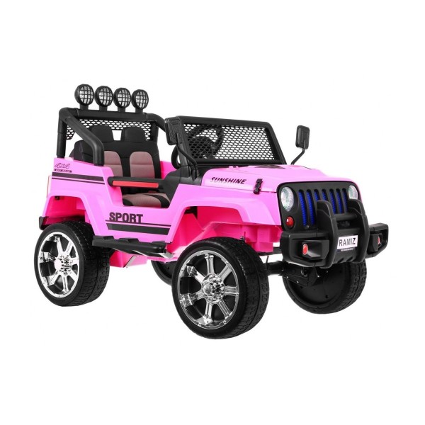 Джип на акумулятор 4x4 Ramiz Raptor Drifter, рожевий