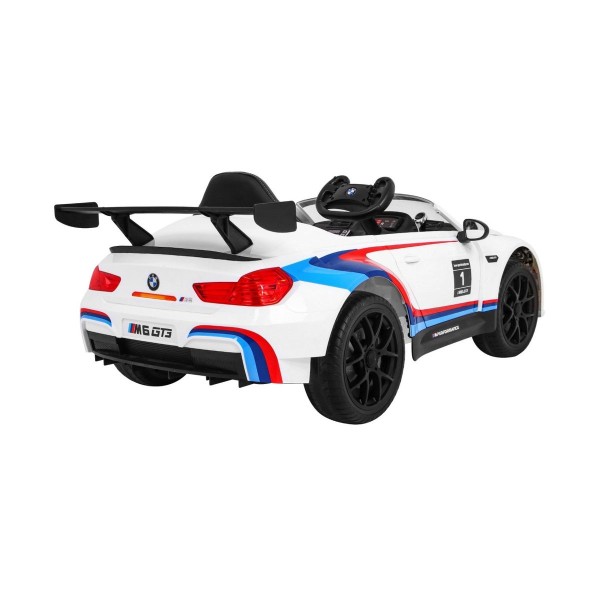 Автомобіль на акумуляторі BMW M6 GT3, білий