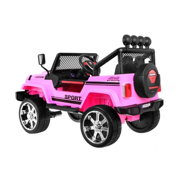 Джип на акумулятор 4x4 Ramiz Raptor Drifter, рожевий