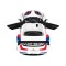 Автомобіль на акумуляторі BMW M6 GT3, білий