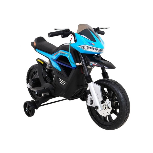 Мотоцикл на акумулятор Ramiz Night Rider, блакитний