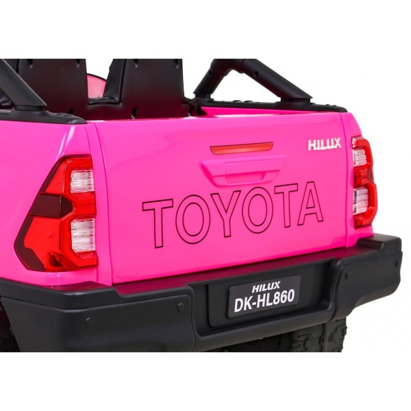 Джип на акумуляторі 4x4 Toyota Hilux, рожевий