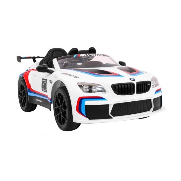 Автомобіль на акумуляторі BMW M6 GT3, білий