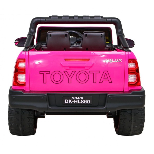 Джип на акумуляторі 4x4 Toyota Hilux, рожевий