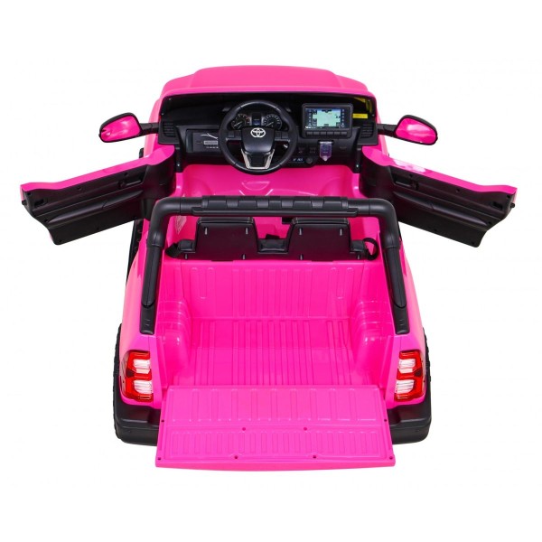Джип на акумуляторі 4x4 Toyota Hilux, рожевий
