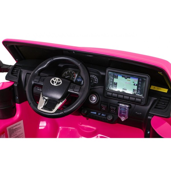 Джип на акумуляторі 4x4 Toyota Hilux, рожевий